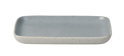 Керамична правоъгълна чиния 13.5 x 10 см SABLO, цвят сив (Stone), BLOMUS Германия