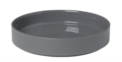 Керамична дълбока чиния 20 см PILAR, цвят сив (Pewter), BLOMUS Германия