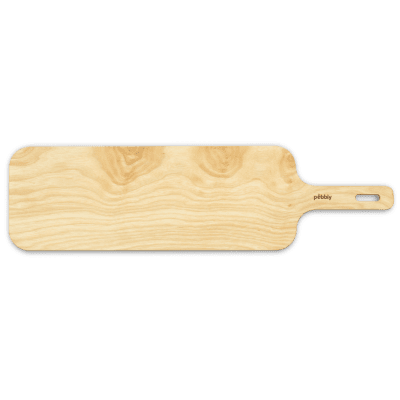 Дървена дъска от ясен с дръжка 55 х 15 см, PEBBLY Франция