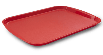 Табла за сервиране 32 x 44 см, цвят червен