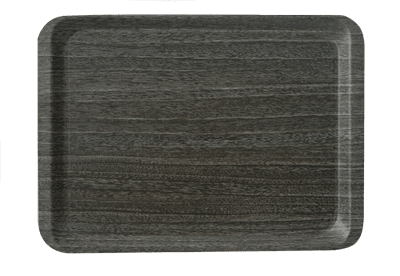 Правоъгълна табла за сервиране с неплъзгащо покритие 44 x 32 x 2 см, цвят гранит