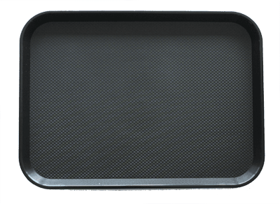 Правоъгълна табла за сервиране 45.5 x 35.5 x 1 см, черен цвят