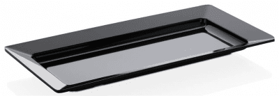 Меламиновo плато за презентация 43 x 21 x 4 см, черен цвят