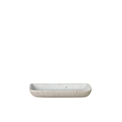 Керамична чинийка 6.5 х 9.5 см SABLO, цвят светло сив (CLOUD), BLOMUS Германия