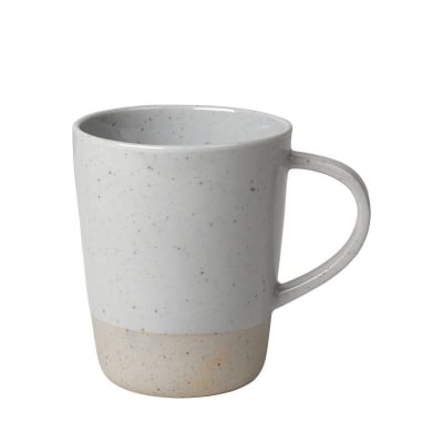 Керамична чаша за чай с дръжка 250 мл SABLO, цвят светло сив (CLOUD), BLOMUS Германия