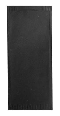 Хартиен джоб за прибори със салфетка 11 x 25 см, 125 броя, цвят черен