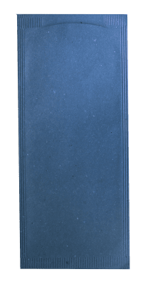 Хартиен джоб за прибори със салфетка 11 x 25 см, 125 броя, син цвят