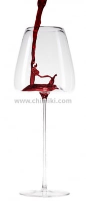 Дизайнерски чаши за вино 640 мл - 2 броя INTENCE, ZIEHER Германия