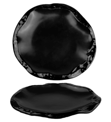 Порцеланова чиния 27 см NEST BLACK, черен цвят