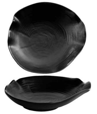 Порцеланова дълбока чиния 27 см WILLOW BLACK, черен цвят