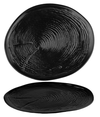 Порцеланова чиния 29 см WILLOW BLACK, черен цвят