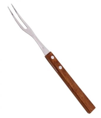 Двурога вилица 28.5 см с дървена дръжка, Simonaggio Бразилия
