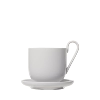 Комплект чаши за кафе или чай RO, 4 части, цвят светло сив (NimbusCloud), BLOMUS Германия