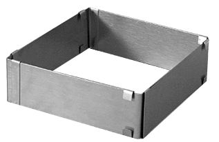 Квадратна метална регулируема форма за печене 10 - 18 см