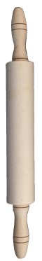 Дървена точилка с ръкохватки 45 см
