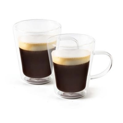 Двустенни чаши за кафе или чай 210 мл Coffeina - 2 броя, Luigi Ferrero