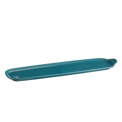 Керамична плоча 31.5 x 10.5 см APPETIZER PLATTER, син цвят, EMILE HENRY Франция