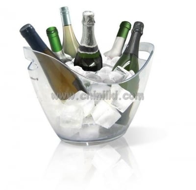 Прозрачен Охладител / шампаниера за 6 бутилки Ice Bucket, Vin Bouquet Испания