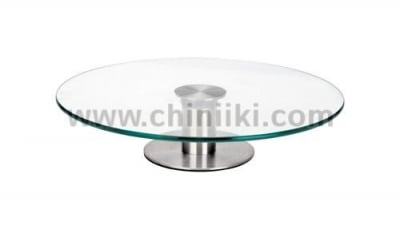 Въртяща се стъклена стойка за торта 30 см, IBILI Испания
