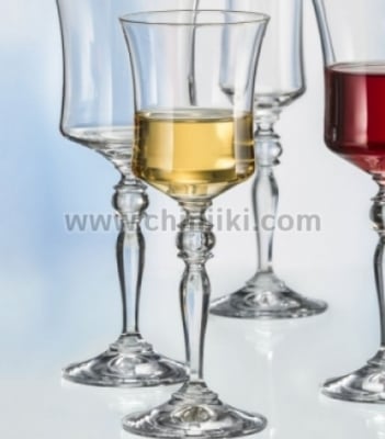 Grace чаши за бяло вино 185 мл - 6 броя, Bohemia Crystalex