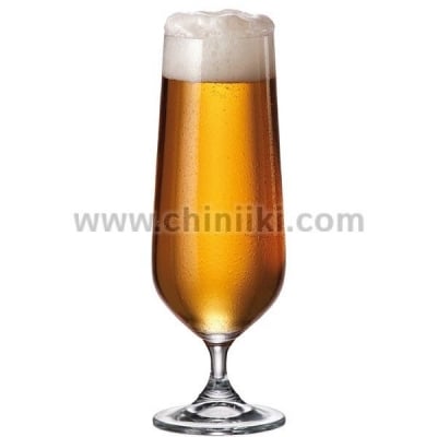STRIX чаши за бира 380 мл, 6 броя, Bohemia Crystalite