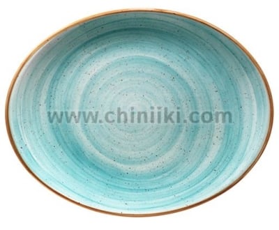 Порцеланово овално плато 31 x 24 см AQUA, Bonna Турция