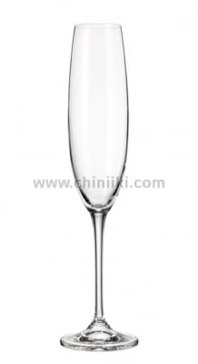 Fulica чаши за шампанско 250 мл - 6 броя, Bohemia Crystalite