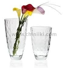 Carre стъклена ваза за цветя 24 см, Vidivi Италия