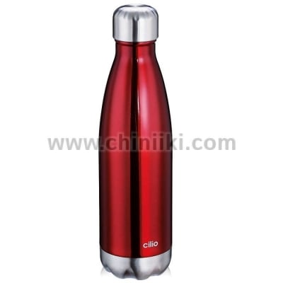 Elegante бутилка - термос 500 мл, червена, Cilio Германия