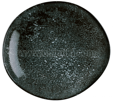 Cosmos Black порцеланова дълбока чиния 26 см, Bonna Турция