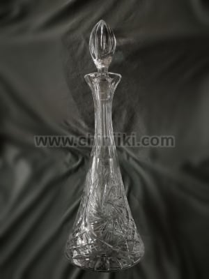 Кристално шише за алкохол 750 мл, Violetta Crystal Полша