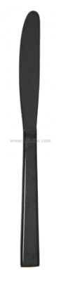 Черен нож за основно ястие - 6 броя, Horeca Titanium