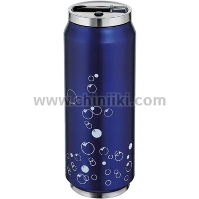 Двустенна чаша за напитки със сламка 500 мл Latinna, син цвят, CILIO Германия