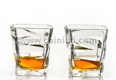 Zig Zag кристални чаши за уиски 6 броя, Bohemia Crystal Чехия