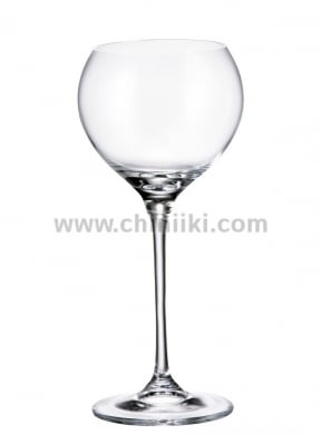 Чаши за бяло вино 340 мл Carduelis, 6 броя, Bohemia Crystalite