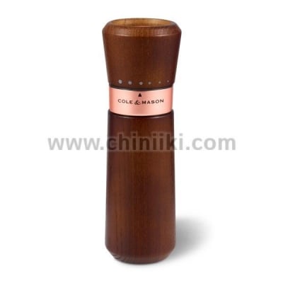 Мелничка за черен пипер 18.5 см LYNDHURST CHESTNUT ROSE GOLD, Cole & Mason Англия