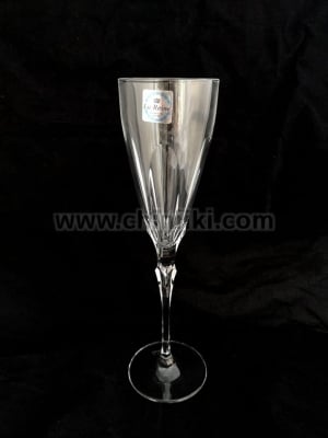 Кристални чаши за шампанско 240 мл Louvre, 6 броя, LA REINE Италия