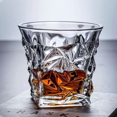 ROCK стъклени чаши за уиски 255 мл, 6 броя