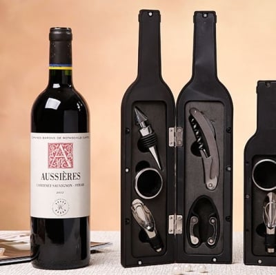 Комплект аксесоари за вино буре 5 части, BIG BOTTLE
