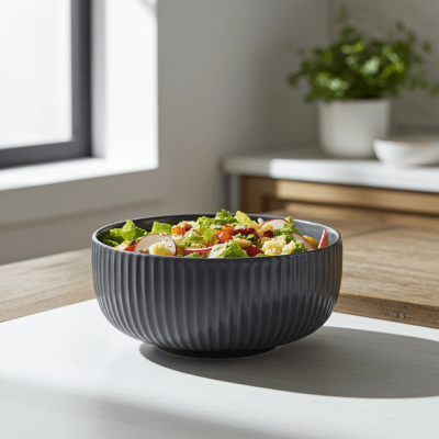 Керамична купа 17.8 см -  1100 мл - Nordic GRAY