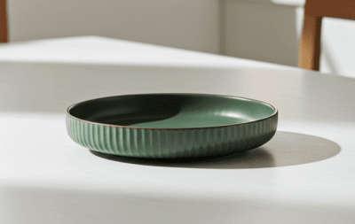 Керамична дълбока чиния 20 см - Nordic GREEN