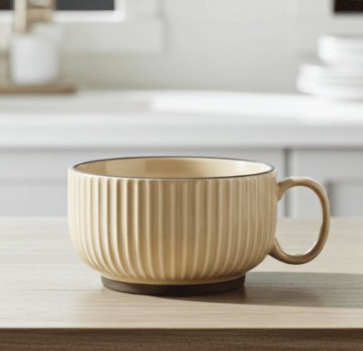 Керамична чаша за чай 420 мл - Nordic BEIGE