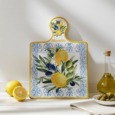 Керамична дъска за сервиране 24 x 17 см, LEMONS