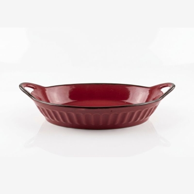 Керамичен съд за печене 36 см Heritage, цвят бордо