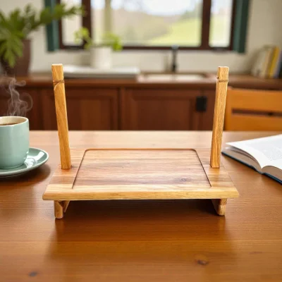 Дървен поднос за сервиране тип Простор