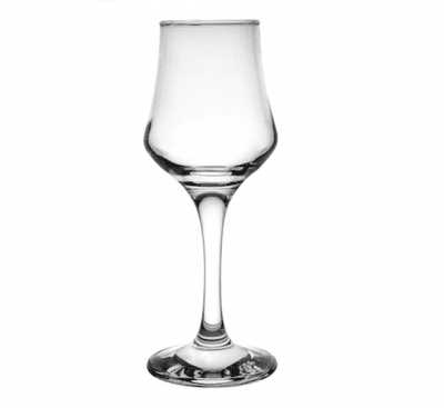 Стъклени чаши за ракия на столче 135 мл Aperitivo, 6 броя