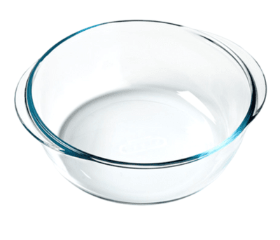 Стъклен съд за AirFryer 2.3 л - кръгъл, PYREX Франция