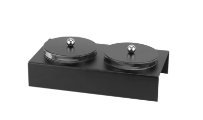 Стойка с купички 2-ка 250 мл - 25 x 13 x h 8 см - HELLA BLACK