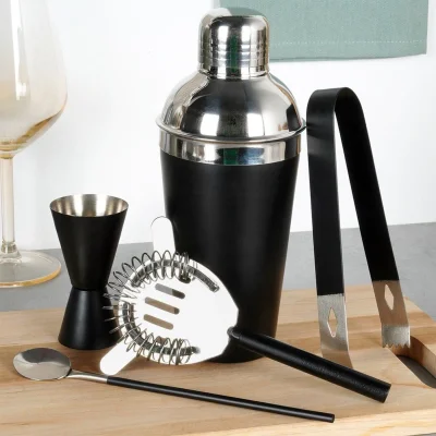 Комплект за коктейл 5 части Black Matt, VL Полша