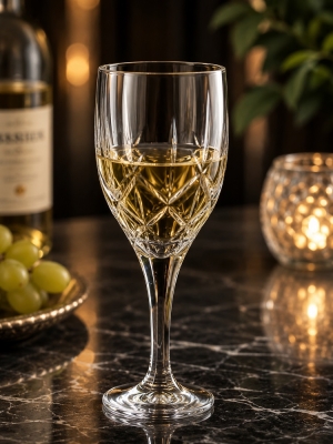 Кристални чаши за бяло вино 240 мл SHEFFIELD - 6 броя, Bohemia Crystal Чехия